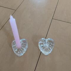 可愛いハートキャンドル