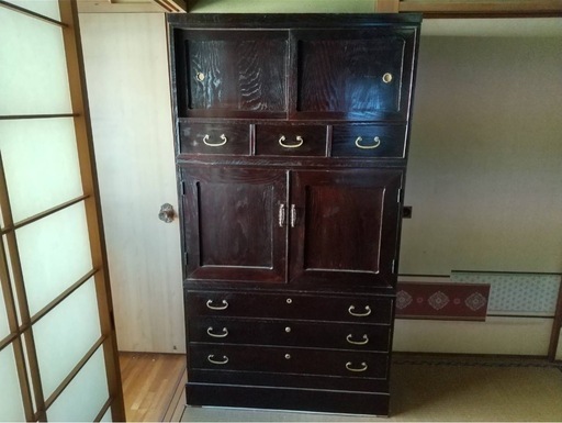 【GO-663】和ダンス 箪笥 昭和レトロ アンティーク