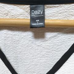 新品未使用ホワイトブラウス　L　SHEINの画像