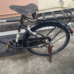 自転車　じてんしゃ　ブラックの画像