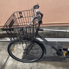 自転車　じてんしゃ　ブラックの画像
