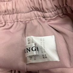 ☆値下げ☆W2504-391 INGNI ガウチョパンツ ピンクベージュ レディース Mサイズ 中古の画像