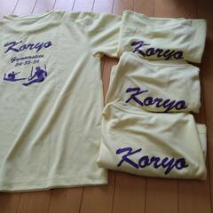 こうりょう　体操部　レモンイエローTシャツ4枚の画像