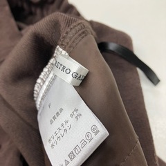 ☆値下げ☆W2504-393 RETRO GALLERY カジュアルパンツ ブラウン レディース Fサイズ 中古の画像