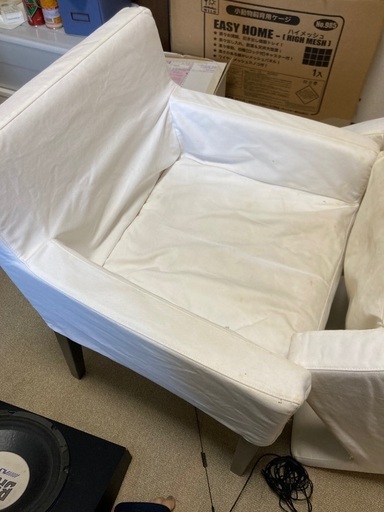 引き取り限定 無料 4/25まで IKEA 椅子2脚 (MUU) 青木の椅子