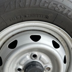 【受付終了】ｴﾌﾞﾘタイヤホイール145/80r12の画像