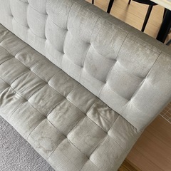 【0円✨️】ソファーベッド アイボリーの画像
