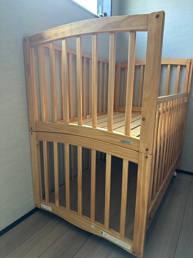 ベビーベッド LU プレイペン ベッド playpen yamatoya : 大川