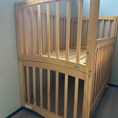 大和屋(yamatoya)、エルユープレイペン ベビーベッドの画像