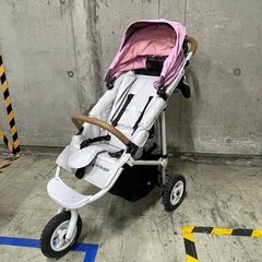 【直接引取限定】AIR BUGGY エアバギー ベビーカー 白色  の画像