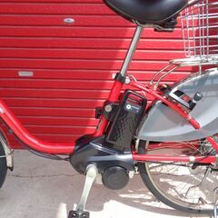 Panasonic パナソニック　ビビ 24インチ電動アシスト自転車　BE-ELD434R　3段変速　バッテリー 16Ah　中古の画像