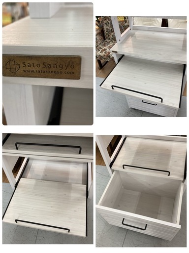 S785 ⭐ 佐藤産業 SATOUSANGYOU ラフィカ キッチンラック キャスター付き 幅60cm USED 綺麗