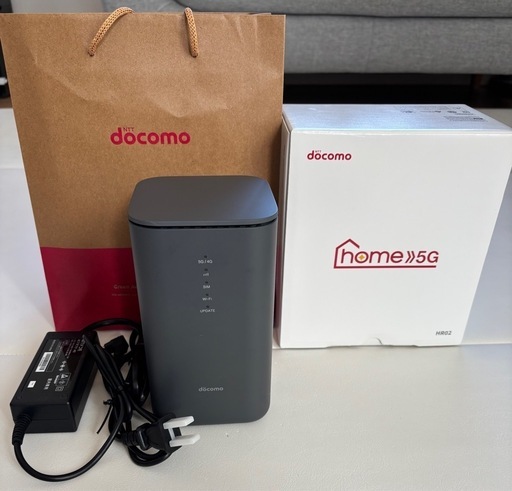美品】docomo home 5G HR02、未使用に近いモバイルルーター Amazon.co.jp: docomo home 5G HR02 [ダークグレー] : パソコン・周辺機器