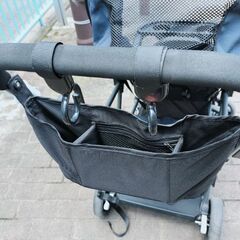 2人乗りベビーカー(レインカバー新品付)の画像