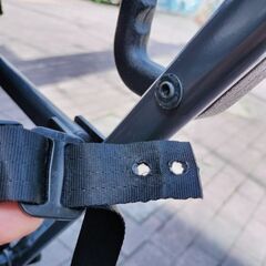 2人乗りベビーカー(レインカバー新品付)の画像