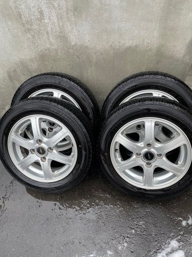 155/65R14 4本ダンロップ (k_) 札幌のタイヤ、ホイールの中古あげます