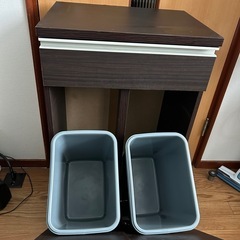 決まりました　ゴミ箱　棚の画像