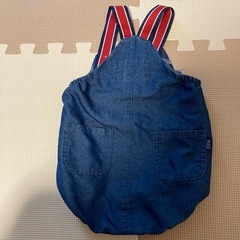 POLO デニムサロペット　80cmの画像