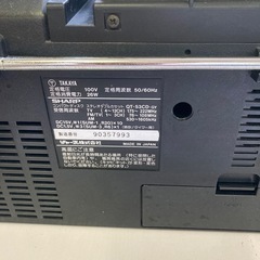 SHARP CDラジカセ　ジャンク
の画像