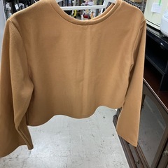 ☆値下げ☆W2504-398 RETRO GIRL ショート丈カーディガン オレンジ レディース Fサイズ 中古の画像