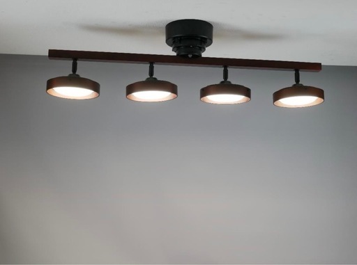 LEDシーリングライト リモコン調光調色 ブラウン