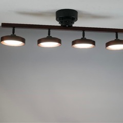 LEDシーリングライト リモコン調光調色 ブラウンの画像