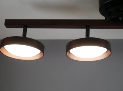 LEDシーリングライト リモコン調光調色 ブラウン