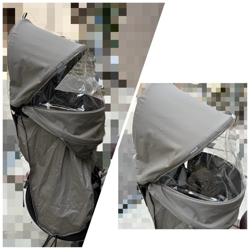 価格相談OK　正規品　リアチャイルドシート&雨避けカバー