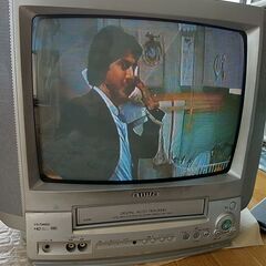あげます aiwa製ブラウン管テレビデオ