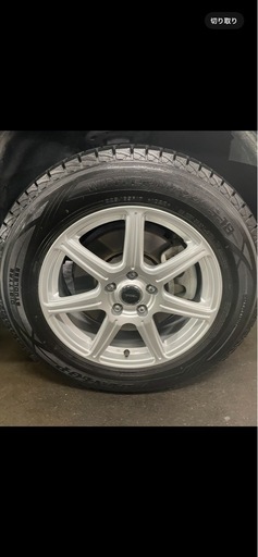 225/60R17 102Q ダンロップ ウィンター MAXX SJ8 7スポークタイプ　ホイール 付き　4本セット