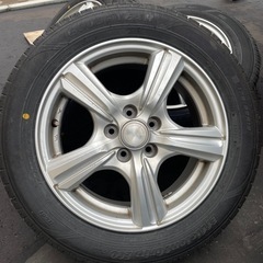 夏タイヤ　アルミ付き4本の画像