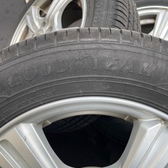 夏タイヤ　アルミ付き4本の画像
