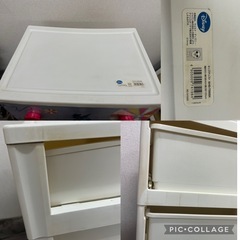 アイリスオーヤマ 5段 キッズチェスト スティッチ ②の画像