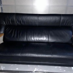 早い者勝ち❗️　カリモク家具　ダンテ　レザー　3人掛け　