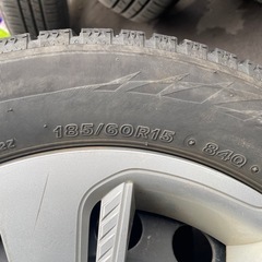 冬タイヤ　鉄チン　4本の画像