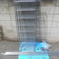 【配送出来ます】総額50000円相当 ルミナス スチールラック 7段 150ｘ187cm キャスター付き（近くなら配送も可能です。宅配もお問合せ下さい）の画像