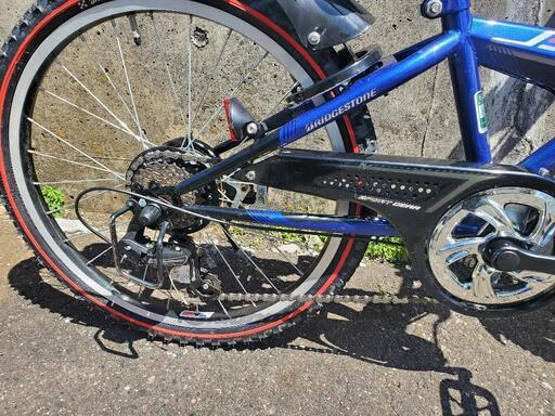 B677 子供自転車☆ブリヂストン☆EX☆22インチ☆6段変速