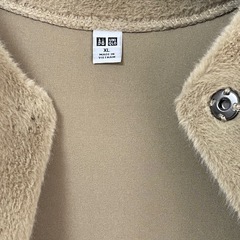 UNIQLO ユニクロ　レディースコート　ハーフコート　XLの画像