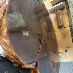 一枚板　座卓　の画像