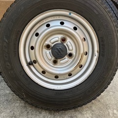 12インチ　スタッドレスタイヤホイール付き4本の画像