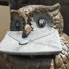 受け渡しの方決まりました。ふくろうポストスタンドの画像