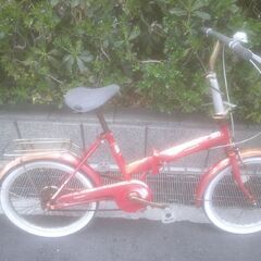 整備済み中古自転車　20インチ　税別￥3.980-　小径車　レッドの画像