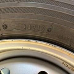 12インチ　スタッドレスタイヤホイール付き4本の画像