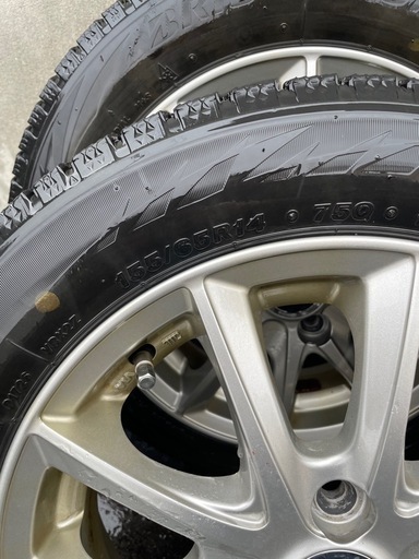 155/65R14 スタッドレス　ブリジストン  4本