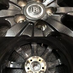 タイヤ走行短め【GRIPMAX 215/50R17】スタッドレス【BRANDLE-LINE 17インチ 7J5HPCD100+48】22年製 エクシーガ レガシィ等 MTG899クレジットカード QRコード決済可能の画像