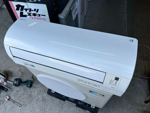 【動作保証あり】DAIKIN ダイキン 2020年 2.2kw 6畳用 冷暖房ルームエアコン AN22WESK【管理KR561】