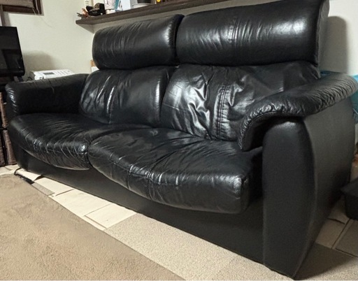 【売約済み】本革ソファーセット販売