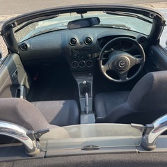 総額25.0万円★オープンカー★5MT★キーレス★平成14年式 ダイハツコペン アクティブトップ(L880K)12.7万キロ 車検令和7年10月 シルバーの画像