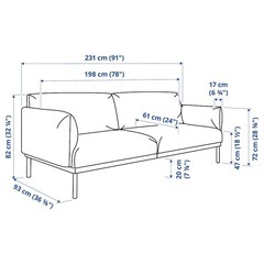 💥激安💥❗️配送無料❗️✨美品✨ IKEA イケア ÄPPLARYD エップラリード 3人掛けソファ「定価13万円」(2022年製)　ローテーブルセット の画像