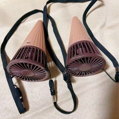 新品・充電式ネックファン（2個セット）